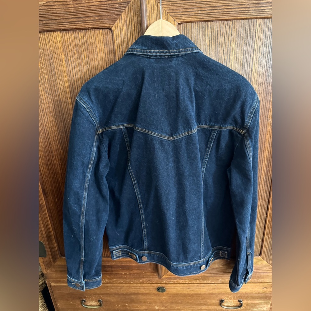 Wrangler Vintage Men's Dark Blue Denim Jacket - Picture 7 of 8
